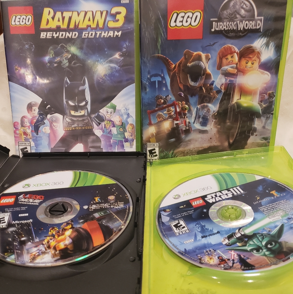 Lot of 4 Lego Xbox360 Games